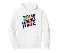 Vintage I BLEED WHITE Vibes Only Field Day Run Fun Summer Pullover Hoodie