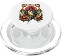 Vintage I Don't Spit I Bird Swallow Funny Birdwatching Humor PopSockets PopGrip for MagSafe