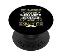 Vintage I never dreamed that one day I'd become a grumpy Fun PopSockets Adhesive PopGrip