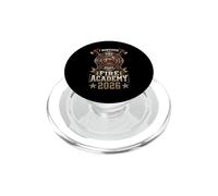 Vintage I Survived Fire Academy 2026 Firefighter PopSockets PopGrip for MagSafe