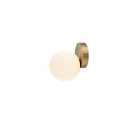 Vintage Ice Ball Brass/White Wall Light Sconce NT 1x G9/10W IP44