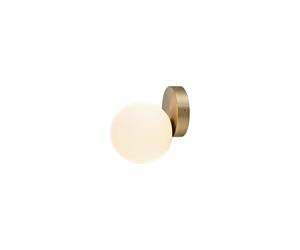 Vintage Ice Ball Brass/White Wall Light Sconce NT 1x G9/10W IP44