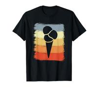 Vintage Ice Cream Cone Ice Cream Guy Frozen Dessert Value Graphic T-Shirt