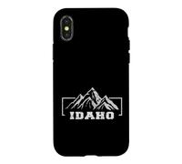 Vintage Idaho mountain skyline Case for iPhone X/XS