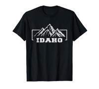 Vintage Idaho Mountain Skyline Value Graphic T-Shirt