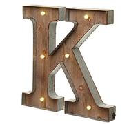 Vintage Illuminated Carnival Lights - A-Z - Choice of Alphabet Letters (Letter K)
