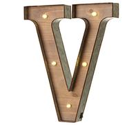 Vintage Illuminated Carnival Lights - A-Z - Choice of Alphabet Letters (Letter V)