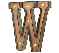 Vintage Illuminated Carnival Lights - A-Z - Choice of Alphabet Letters (Letter W)