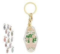 Vintage Illustrated Zodiac Keychain, Zodiac Metal Enamel Keyring, Handcrafted Enamel Horoscope Pendant Accessories (Virgo)