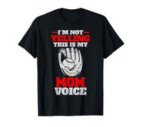 Vintage I'm Not Yelling, This Is My Baseball Mom Voice T-Shirt