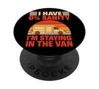 Vintage I'm Staying In Tha Van Phasmophobia Man's Women's PopSockets Adhesive PopGrip