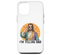 Vintage I'm Telling Dad Funny Jesus Case for iPhone 12/12 Pro