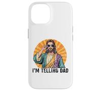 Vintage I'm Telling Dad Funny Jesus Case for iPhone 14