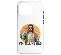Vintage I'm Telling Dad Funny Jesus Case for iPhone 16 Pro