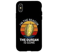 Vintage I'm The Reason Durian Is Gone Fruit Lover Case for iPhone X/XS
