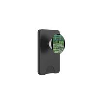 Vintage Impressionist Style Cat Lillies Pond Funny Art PopSockets PopWallet for MagSafe