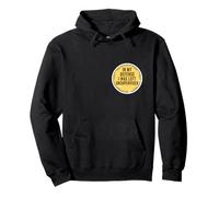 Vintage In My Defence I Was Left Unsupervised Distressed Fun Pullover Hoodie