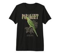 Vintage Indian Ringneck Parakeet Bird Watching Love Birds Premium T-Shirt
