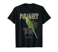 Vintage Indian Ringneck Parakeet Bird Watching Love Birds T-Shirt