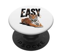 Vintage Indie Boho Retro Tiger Style 03 PopSockets Adhesive PopGrip