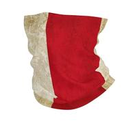 Vintage Indonesia Indonesian Flag Facial Shield Anitdust Headscarf Windproof Balaclava For Yoga Running Skiing 26X30CM