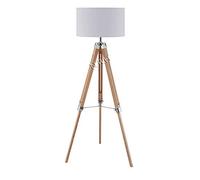 Vintage Indoor Standing Tripod Floor Lamp Bedroom Decor (Without Shade)