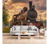 Vintage Industrial 3D Panoramic Custom Wallpaper Mural Photo W300 x H210 cm