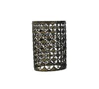 Vintage Industrial Metal Cage Lamp Shade - Brushed Brass Pendant Light Cover, Retro Wire Light Shade for Ceiling Pendant Lamp, DIY Lighting Cage for Dining Room Kitchen Bedroom