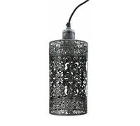 Vintage Industrial Metal Cage Lampshade Diy Brushed Silver Hanging Light Fixture