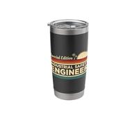 Vintage Industrial Safety Engineer Stainless Steel Insulated Tumbler