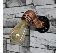 Vintage Industrial Wall Lamps Metal Waterpipe Wall Light Creativity Iron Art Wall Lantern Sconce for Retro Living Room Restaurant Bar Barn Basement E27 Lighting Fixture