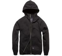 Vintage Industries Basing hooded sweatshirt, black, size M