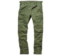 Vintage Industries BDU Pants Mens Trousers Cargo Combat Military Army Olive