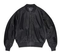 Vintage Industries Carter MA1 Jacket Mens Flight Pilot Air-Force Army Black