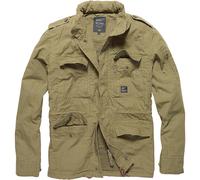 Vintage Industries Cranford Jacket Mens Coat Military Army Dark Khaki