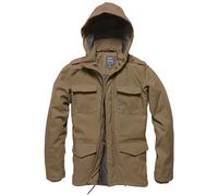 Vintage Industries Darren Parka Mens Windproof Water-Repellent Dark Tan