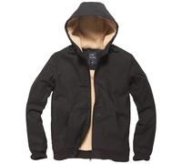 Vintage Industries Datton Jacket Mens Sherpa Warm Windproof Black