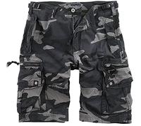 Vintage Industries Gandor Short Men Shorts Dark camo L, 100% Cotton,