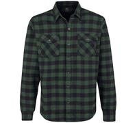 Vintage Industries Harley Shirt Flanel Shirt green black L