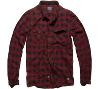 Vintage Industries Harley Shirt Mens Flannel Checkered Red Checkered