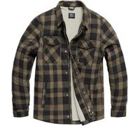 Vintage Industries Holzfällerjacke Craft Heavyweight Sherpa Beige Check