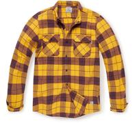 Vintage Industries Karohemd Sem Flannel Shirt Yellow Check -Sem