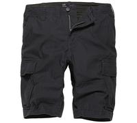 Vintage Industries Kirby Shorts Mens Cargo Work Casual Rustic Trunks Steel