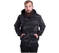 Vintage Industries - Redstone Hooded Dark Camo - Zipper - camouflage - XXL - 80% Cotton, 20% Polyester,Sweat XXL