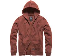 Vintage Industries Redstone Hooded Sweatshirt Mens Jacket Sweater Faded Red