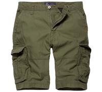 Vintage Industries Rowing Shorts Mens Cargo Work Utility Bermuda Olive