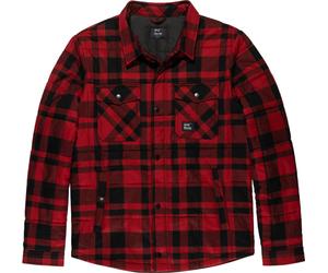 Vintage Industries Square Padded Shirt, black-red, size M for Men