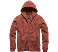 Vintage Industries Sweatjacke Redstone Hooded Sweatshirt Faded Red