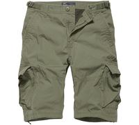 Vintage Industries Terrance Shorts Mens Cargo Bottoms Cotton Olive Drab