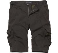 Vintage Industries Terrance Shorts Mens Cargo Bottoms Cotton Outdoor Black